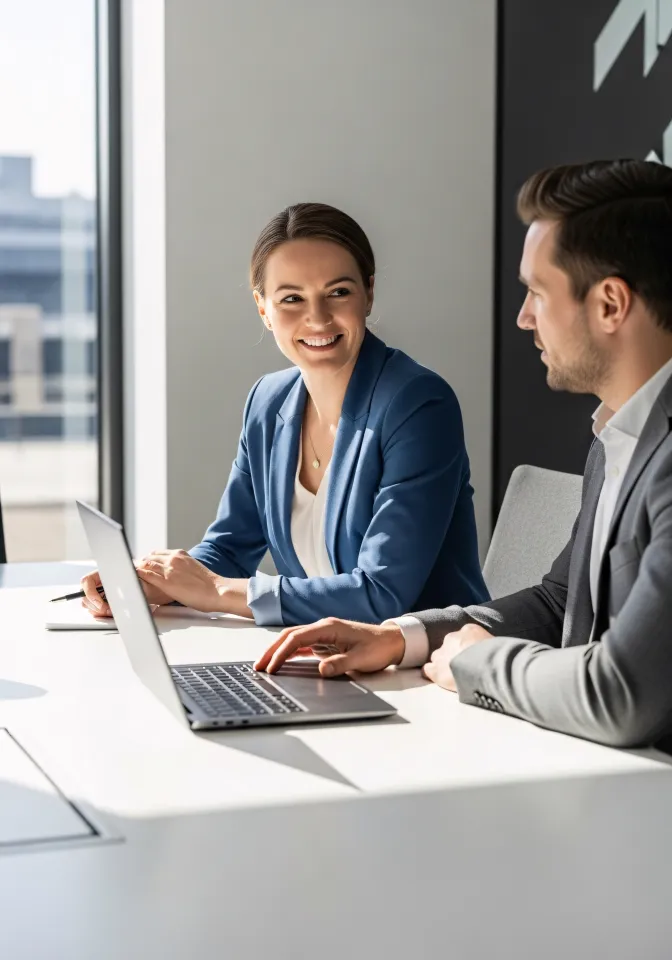 Pessoa em consulta financeira personalizada